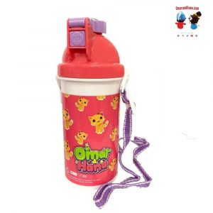 Omar & Hana Water Bottle 500ML With Smart Straw and Strap
